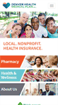 Mobile Screenshot of denverhealthmedicalplan.org