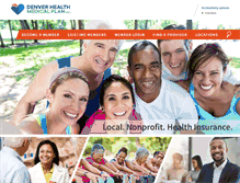Tablet Screenshot of denverhealthmedicalplan.org